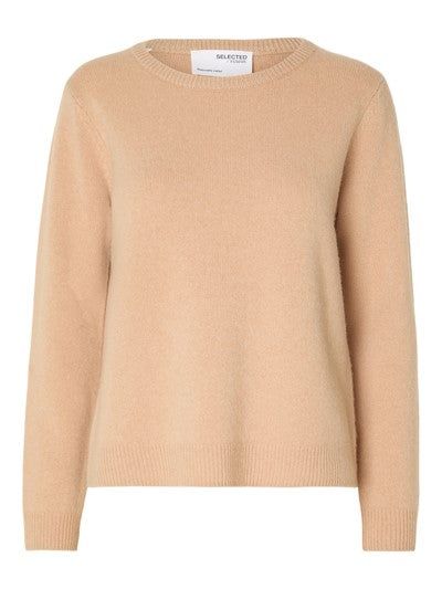 Manila LS Knit Cashmere O-Neck - Amphora