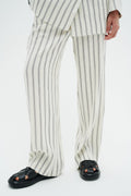 QuinIW Pant - Sommar Pinstripe