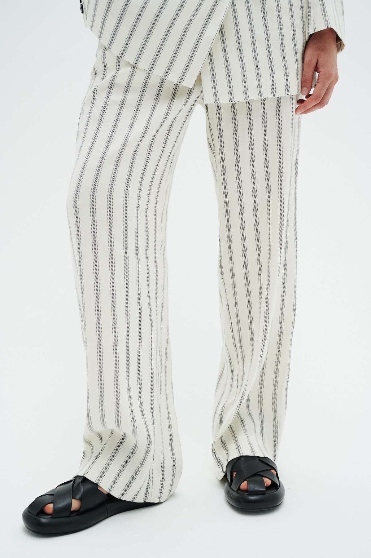 QuinIW Pant - Sommar Pinstripe