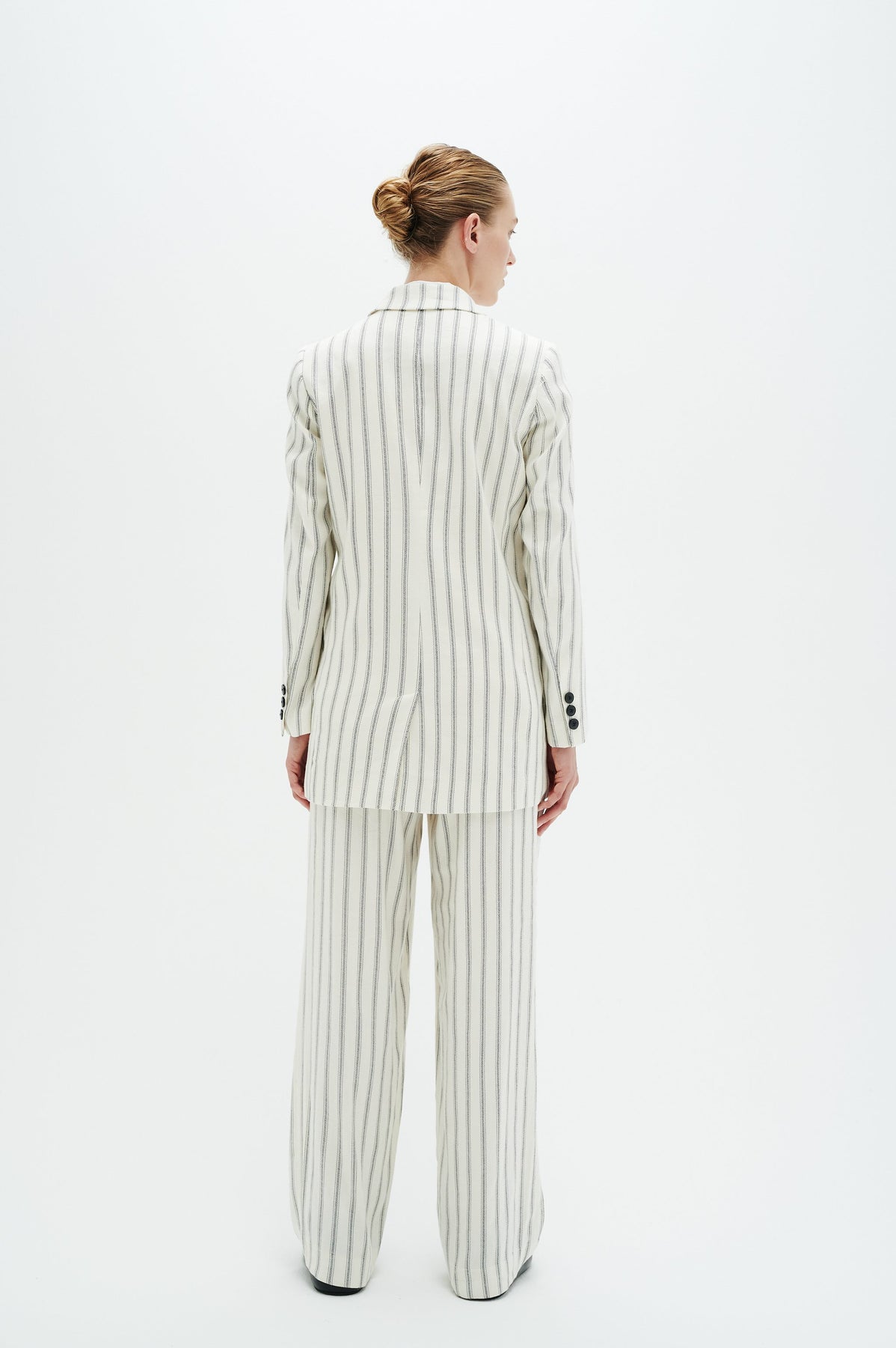 QuinIW Pant - Sommar Pinstripe