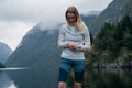 Flåm LS Lang Shorts - Denimblå