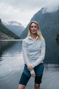 Flåm LS Lang Shorts - Denimblå