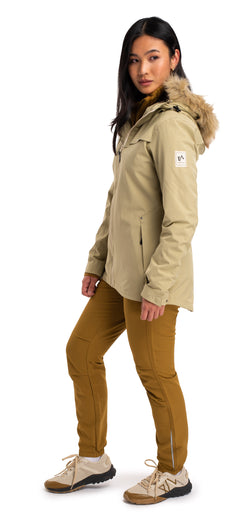 Finse 2.0 2-Lags Jakke - Khaki