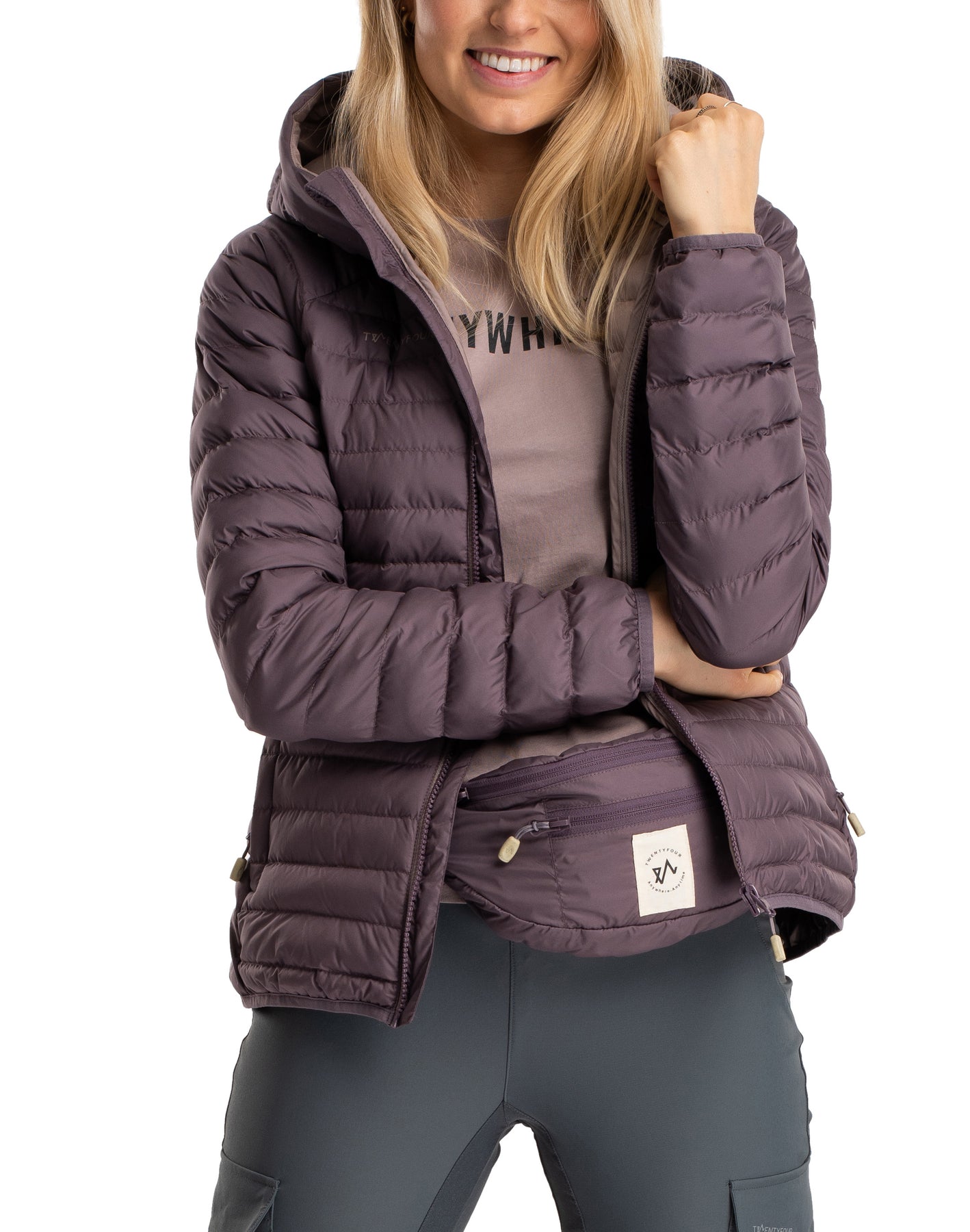 1222 Thermal Jakke - Dus Plomme