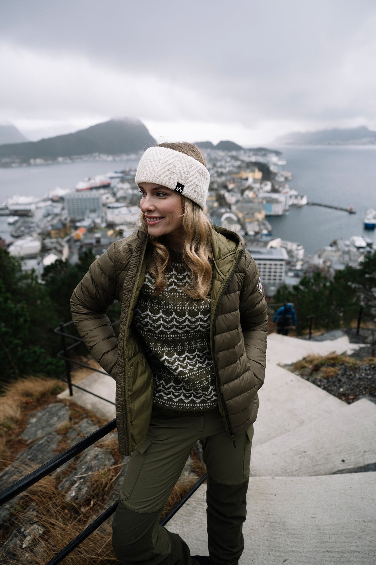 Finse Embla Ullgenser - Oliven