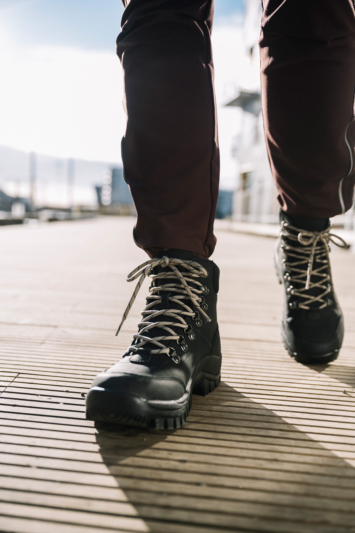 Mellow Lily Leather Boot - Skyggesort