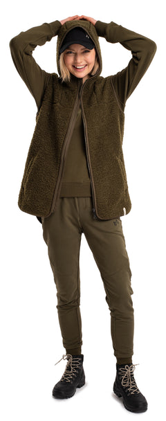 Mellow Pile Vest - M Oliven