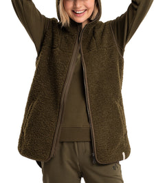 Mellow Pile Vest - M Oliven