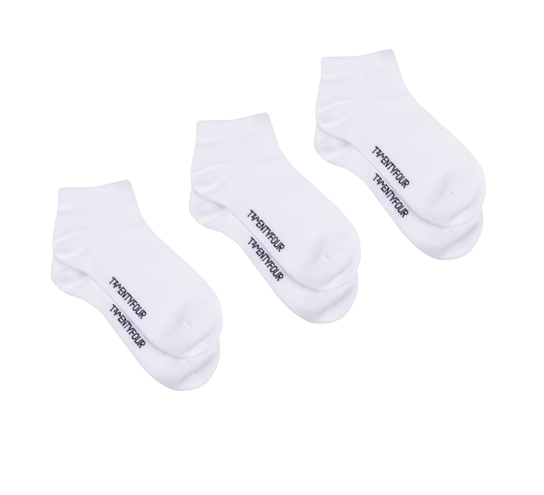 Ankelsokk 3PK - Hvit