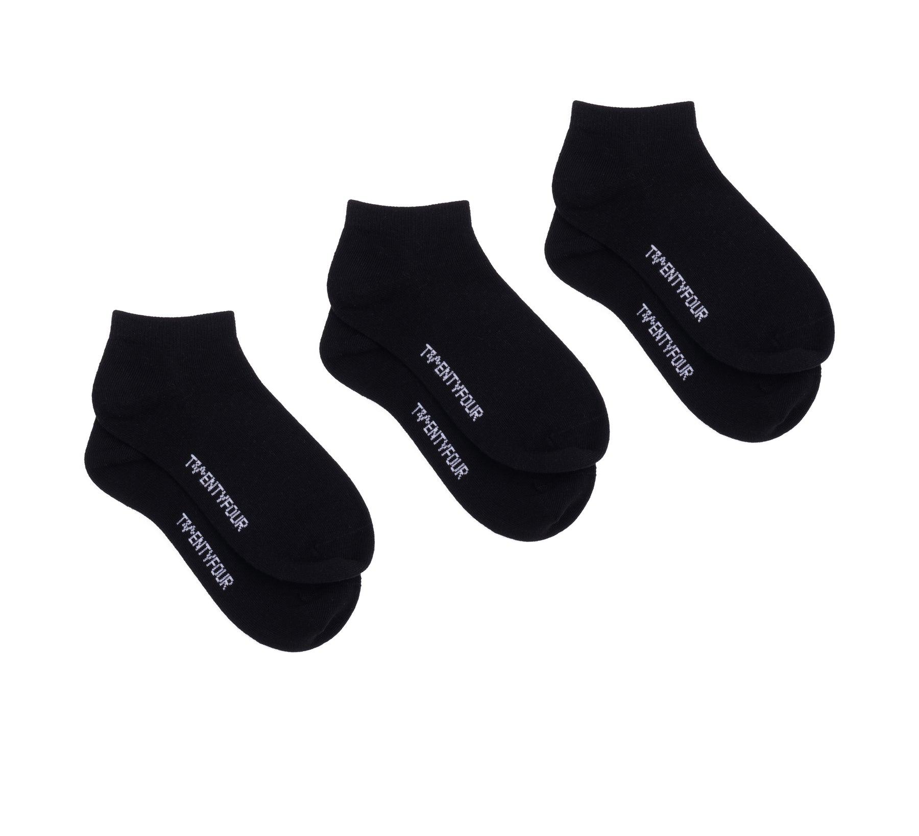 Ankelsokk 3PK - Sort