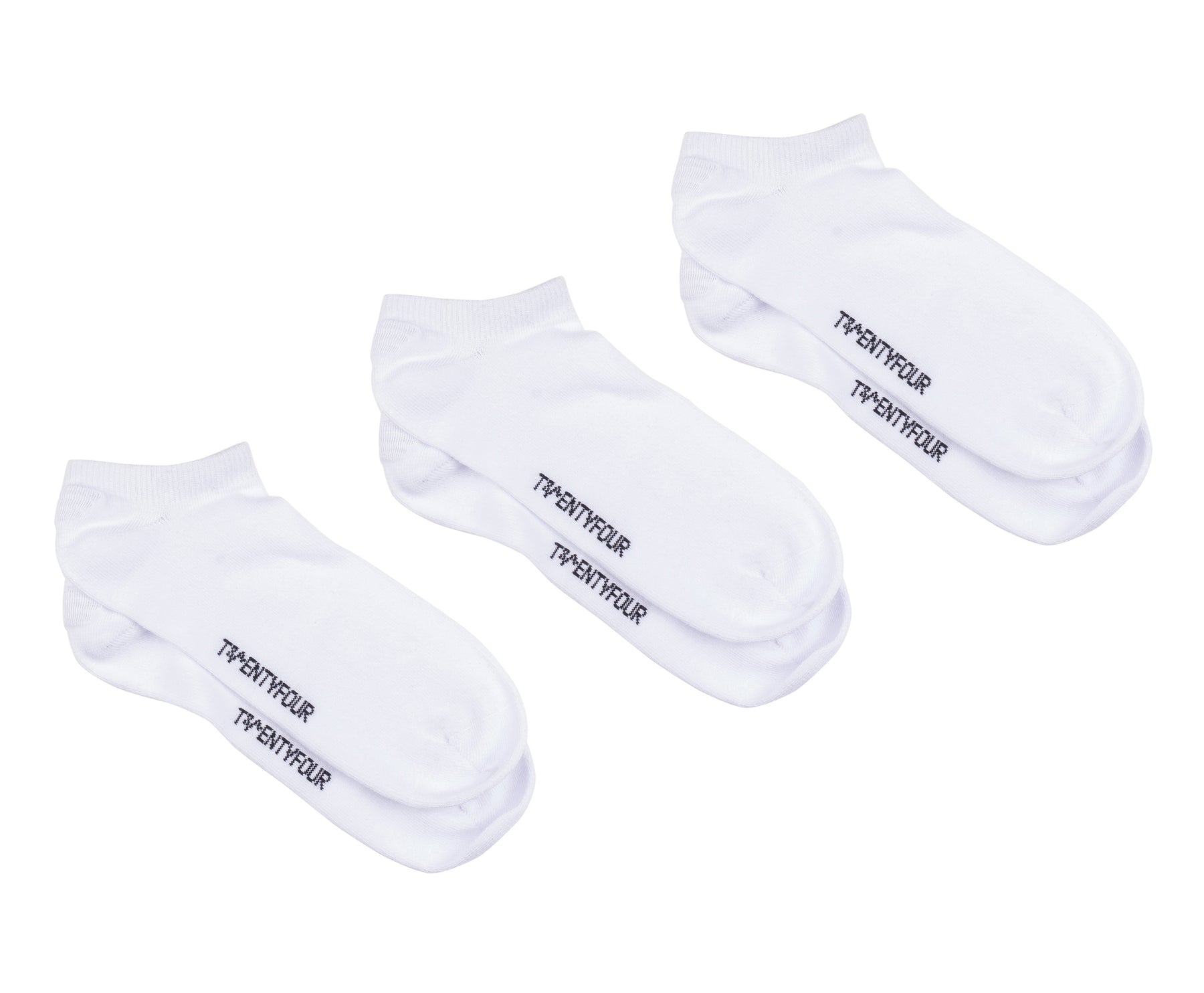 Ankelsokk Sneaker 3pk - Hvit