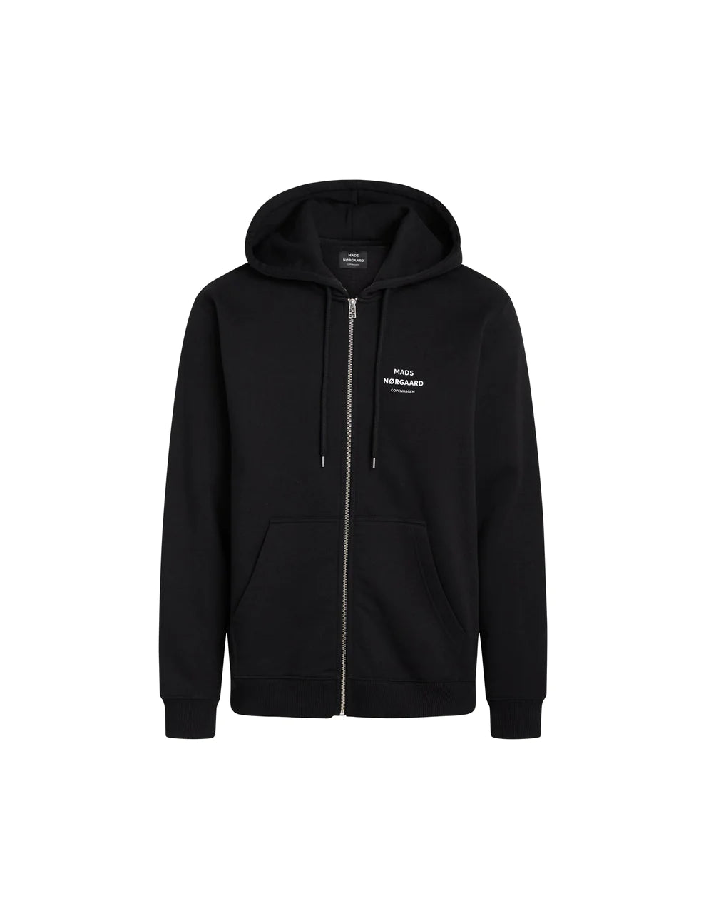 Standard Hoodie Zip Logo Sweat - Black