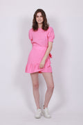 Serena Linen Dress - Pink - Ella & il - Kjoler - VILLOID.no