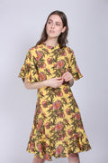 Draped Short Dress - Aspen Gold - MAUD - Kjoler - VILLOID.no