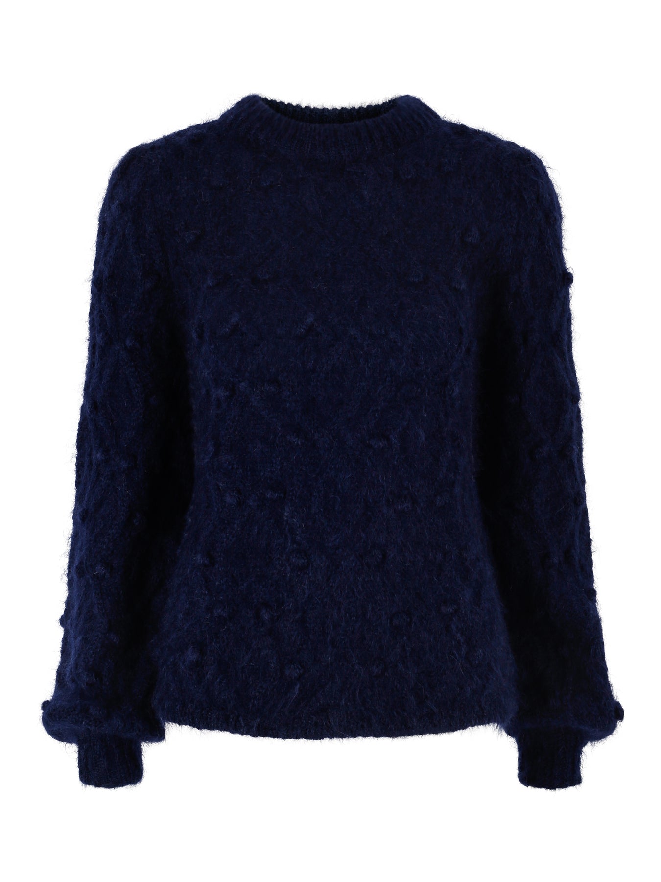 Andrea Chunky Knit Sweater - Navy - Ella & il - Gensere - VILLOID.no