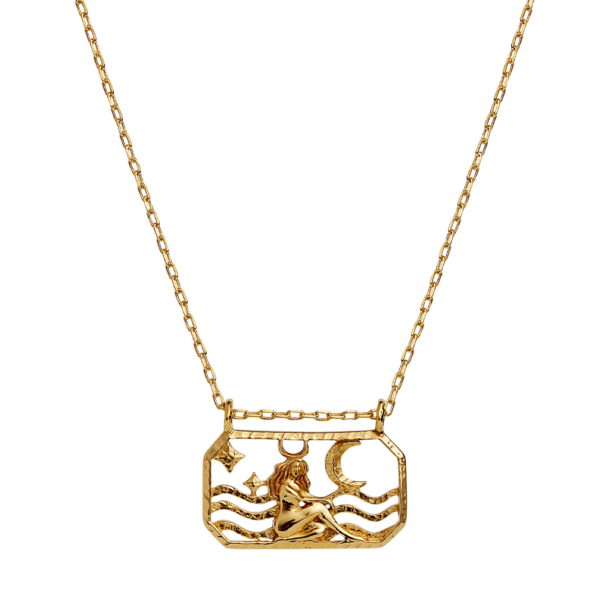 Zodiac Taurus Halsband - Guld
