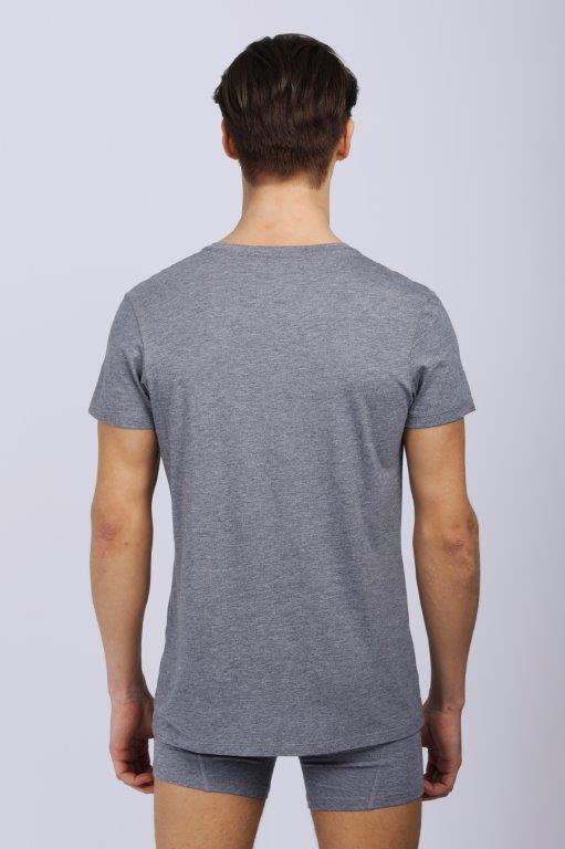 Men T-shirt - Grey Melange