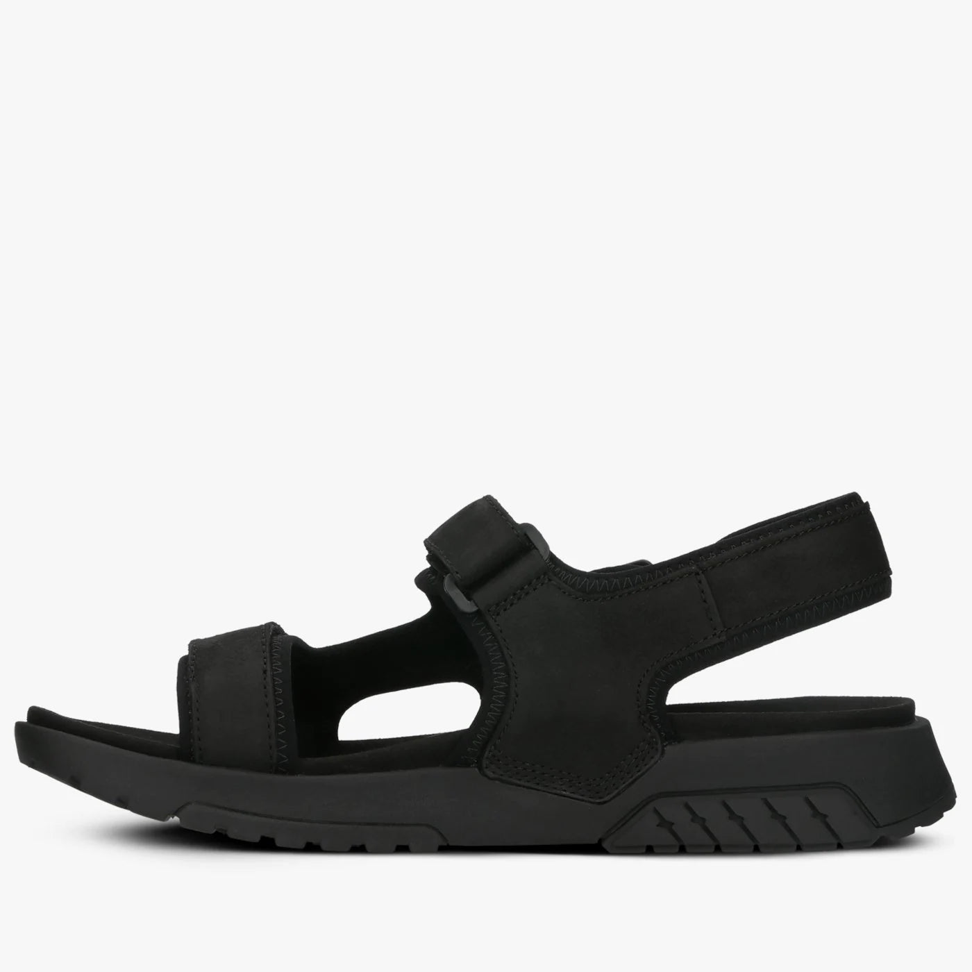 Anchor Watch Back Strap Sandal - Black