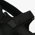 Anchor Watch Back Strap Sandal - Black