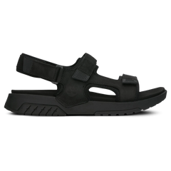 Anchor Watch Back Strap Sandal - Black