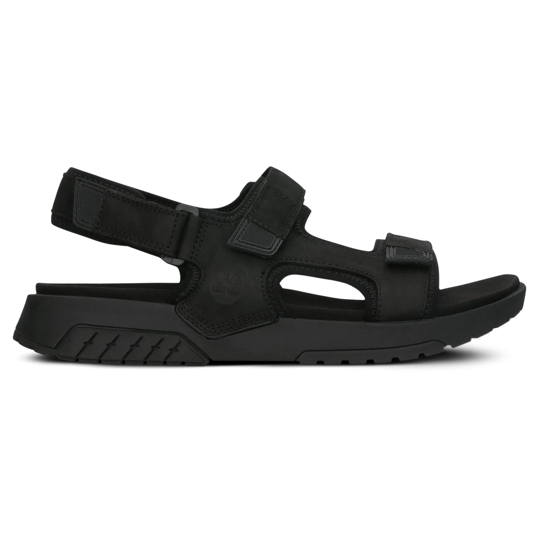 Anchor Watch Back Strap Sandal - Black
