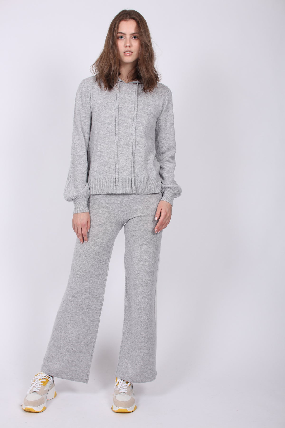 Mille Wool Hoodie - Huskey Grey - Ella & il - Gensere - VILLOID.no