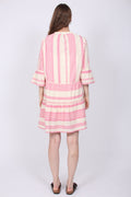 Gunvor Aztec Dress - Pink - Neo Noir - Kjoler - VILLOID.no