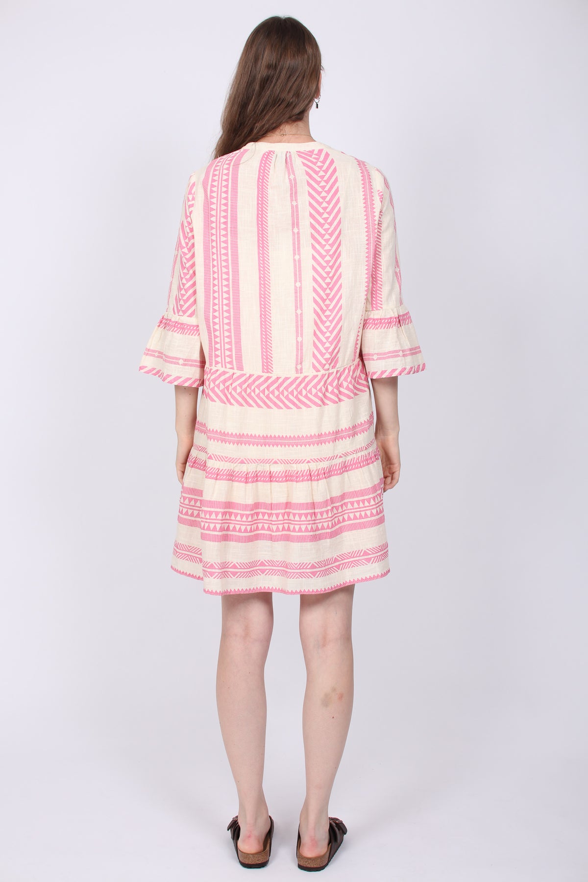 Gunvor Aztec Dress - Pink - Neo Noir - Kjoler - VILLOID.no