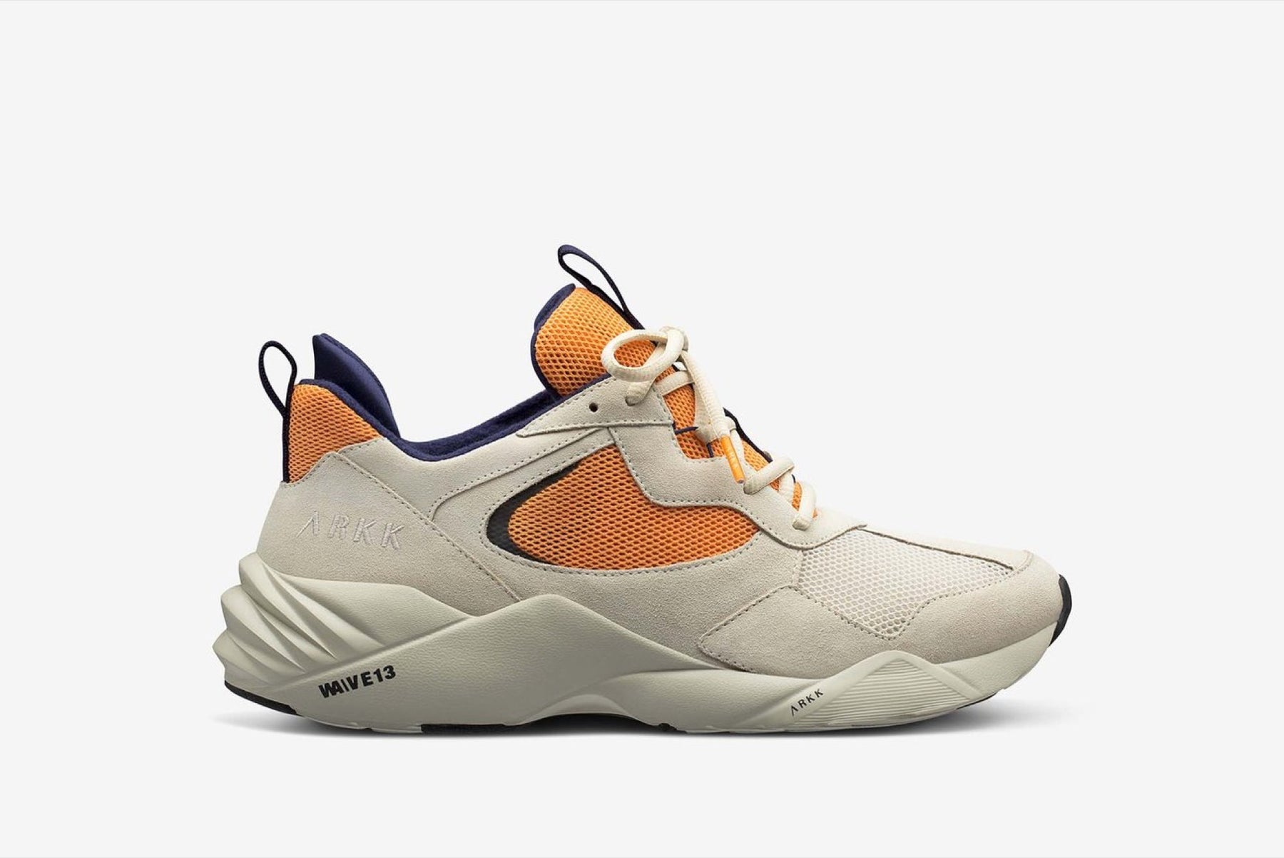 Kanetyk Suede W13 - Off White Blazing Orange - ARKK - Sko - VILLOID.no