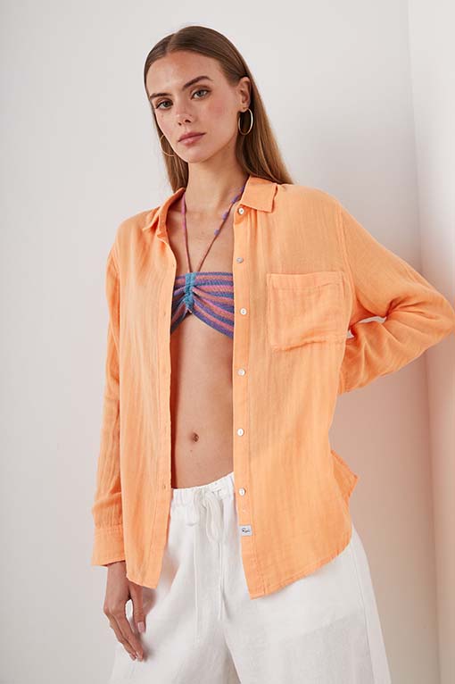Ellis Shirt - Papaya