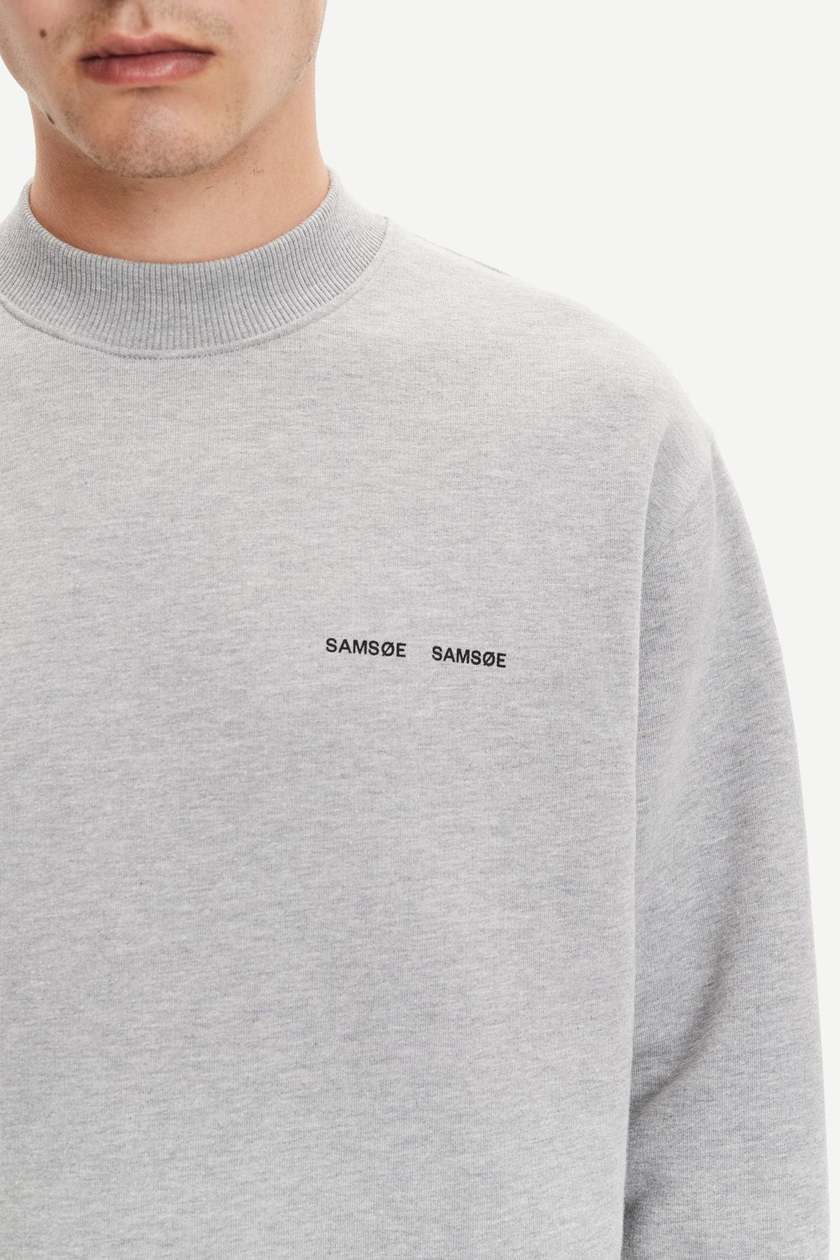 Samsøe Samsøe Norsbro Crew Neck - Gråmelerad