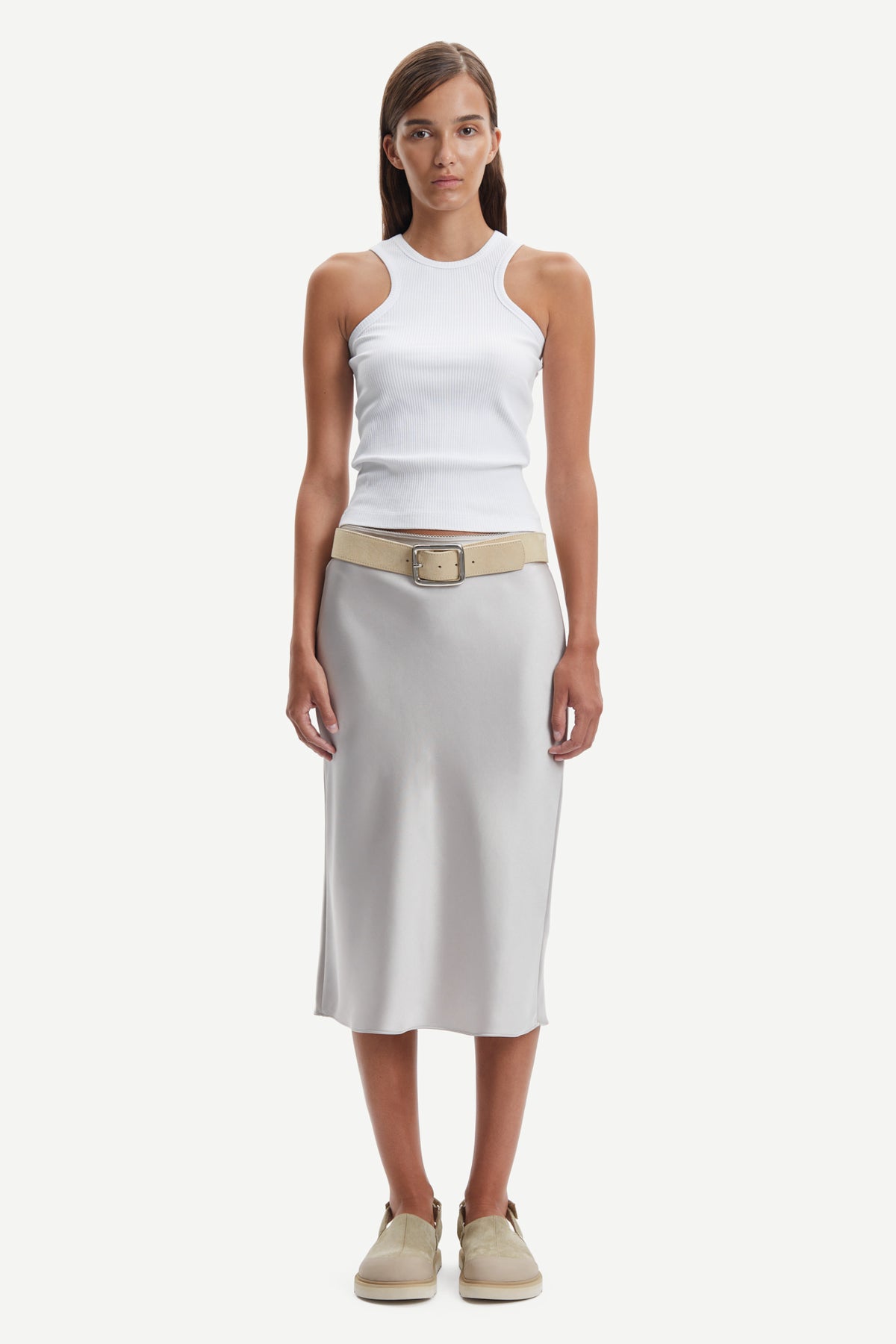 Agneta Skirt 12956 - Warm Silver