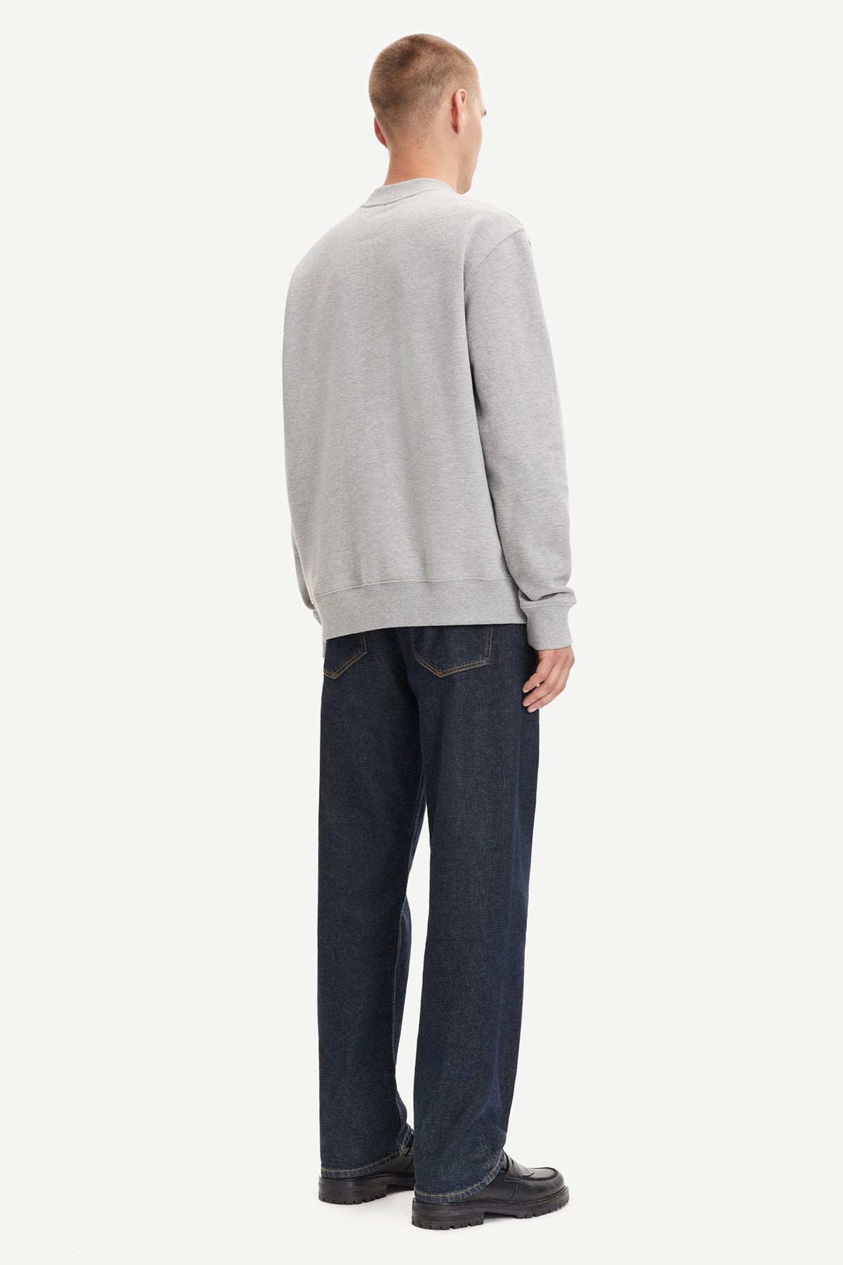 Samsøe Samsøe Norsbro Crew Neck - Gråmelerad