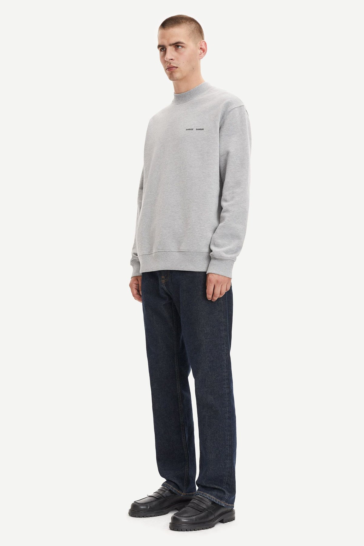 Samsøe Samsøe Norsbro Crew Neck - Gråmelerad