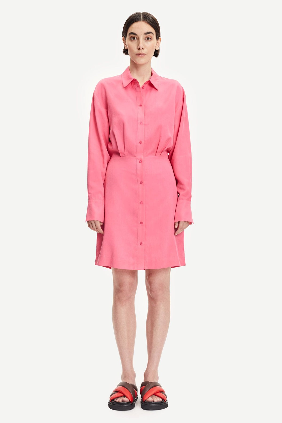 Liz Shirt Dress 14028 - Honeysuckle