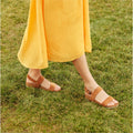 Malibu Waves Backstrap Sandal - Saddle