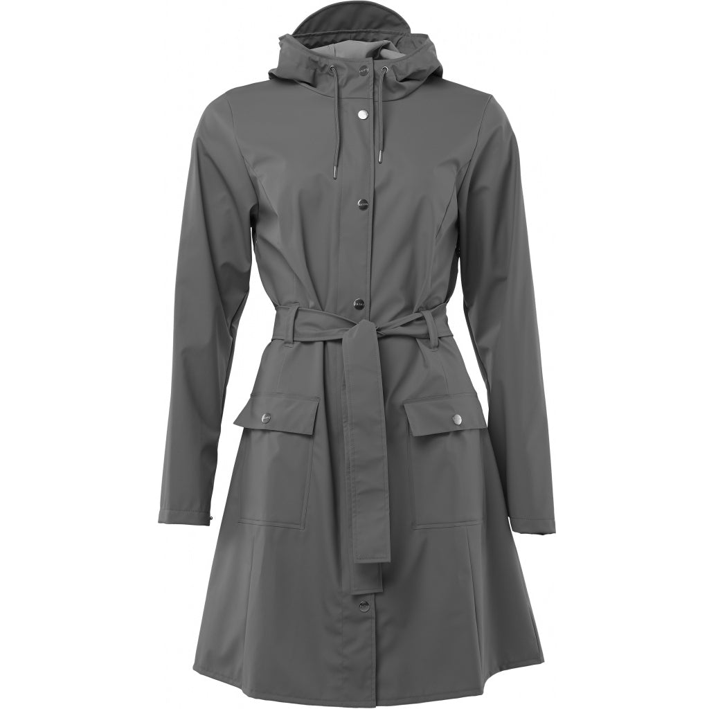 Curve Jacket - Charcoal - Rains - Jakker - VILLOID.no