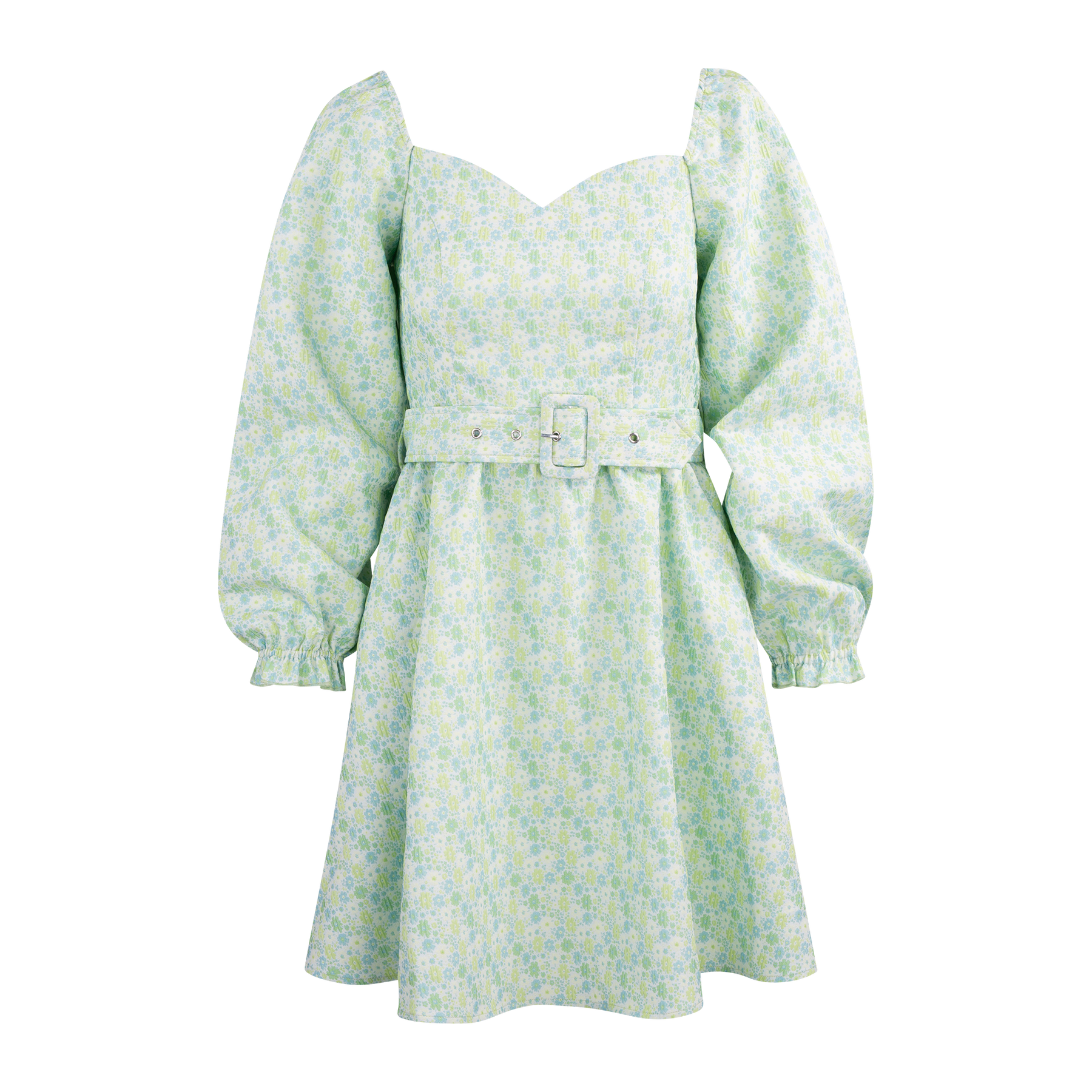 Willow Dress - AOP Jade Lime