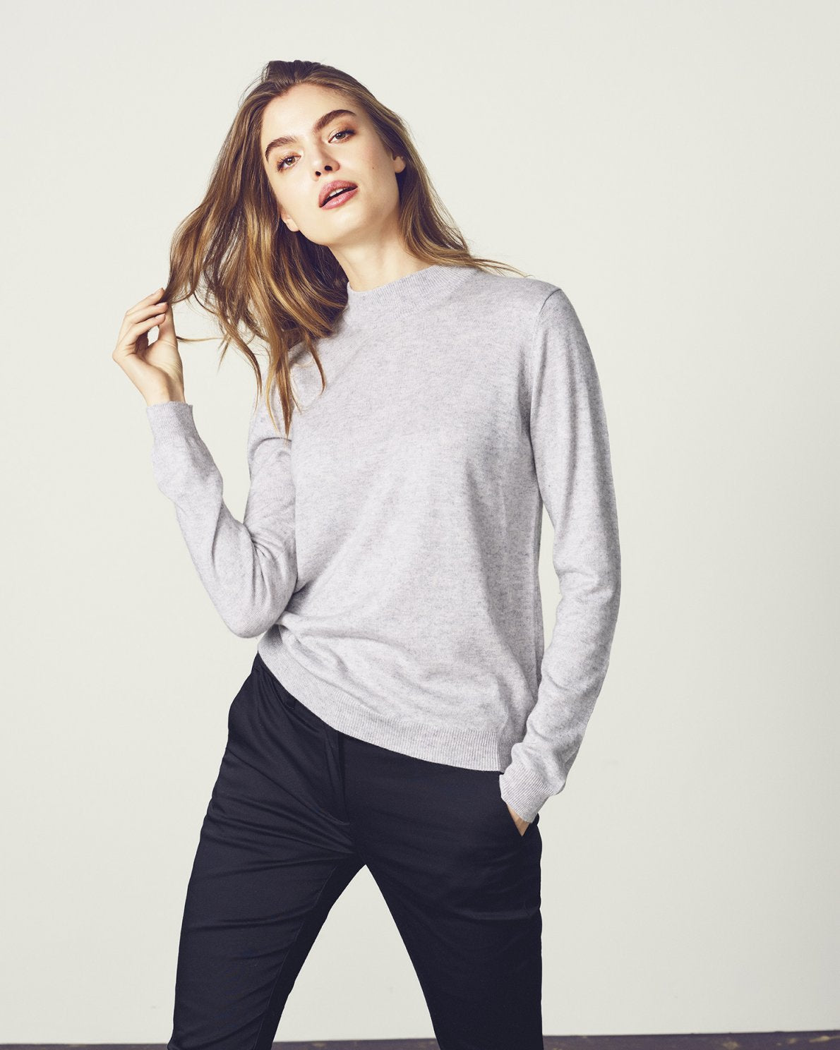 Jazee Cashwool R Pullover - LGM - Moss Copenhagen - Gensere - VILLOID.no