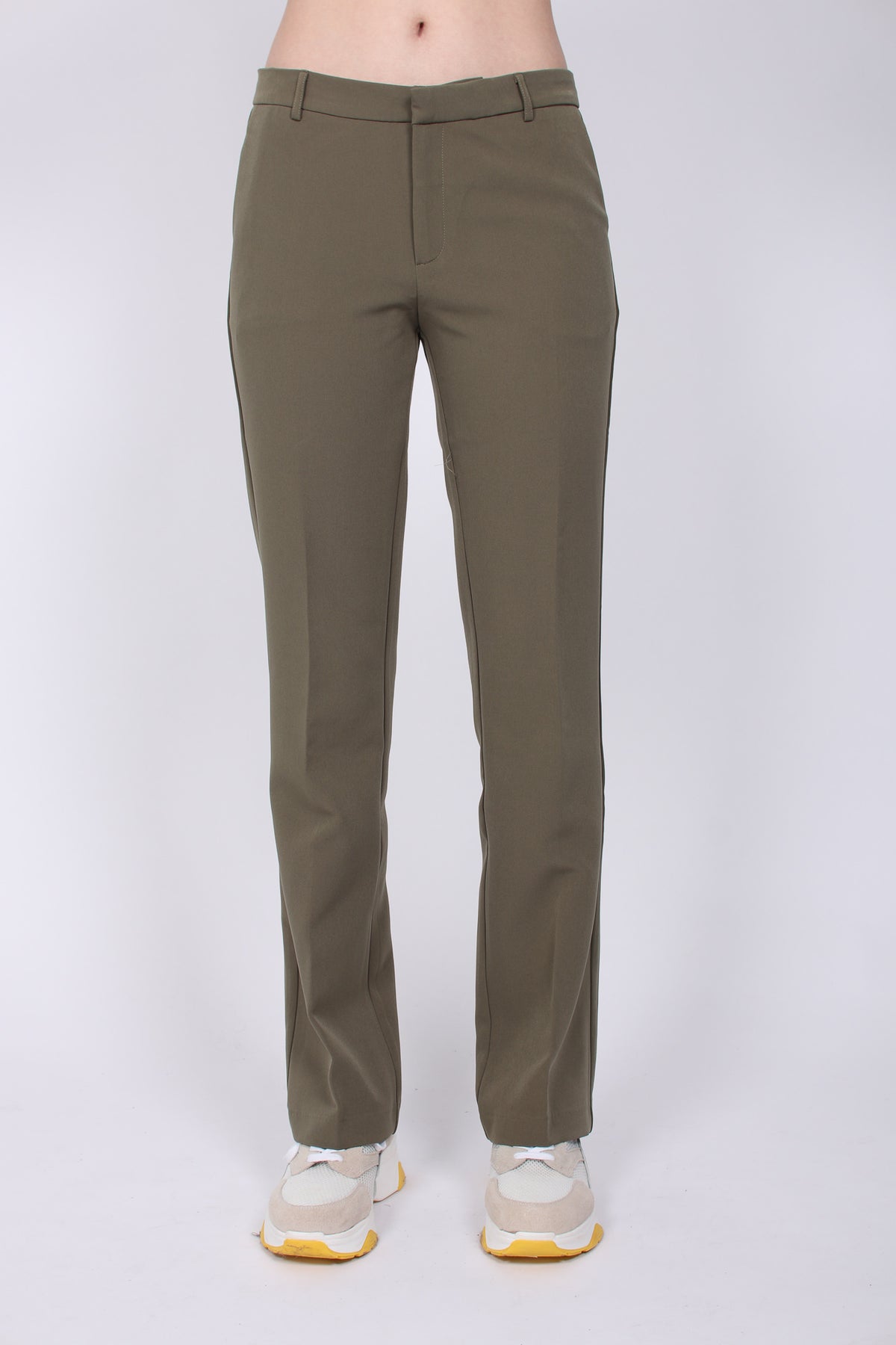 Cassie F Pants - Dusty Army - Neo Noir - Bukser & Shorts - VILLOID.no