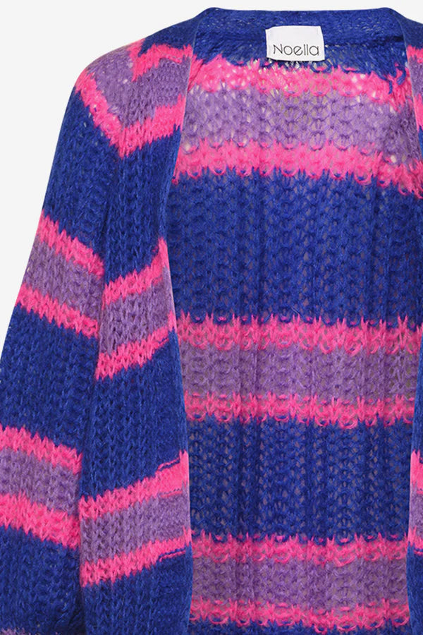 Vera Knit Cardigan - Blue/Lilac Mix