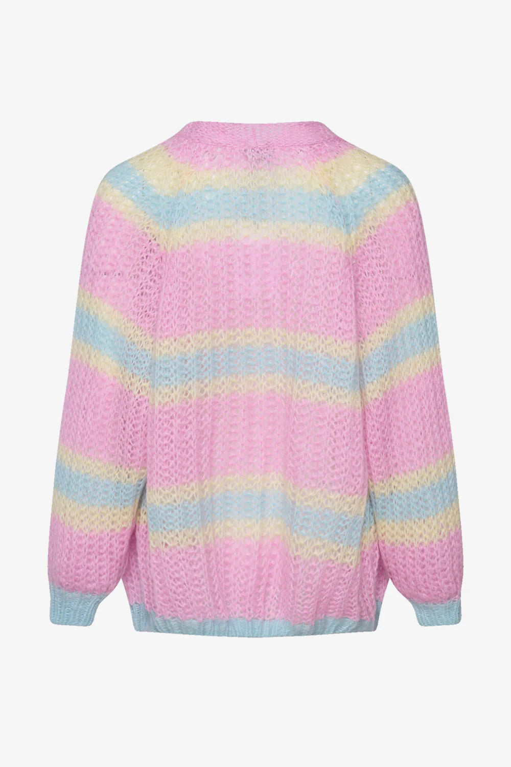 Vera Knit Cardigan - Pink/Light Blue/Yellow Pastel