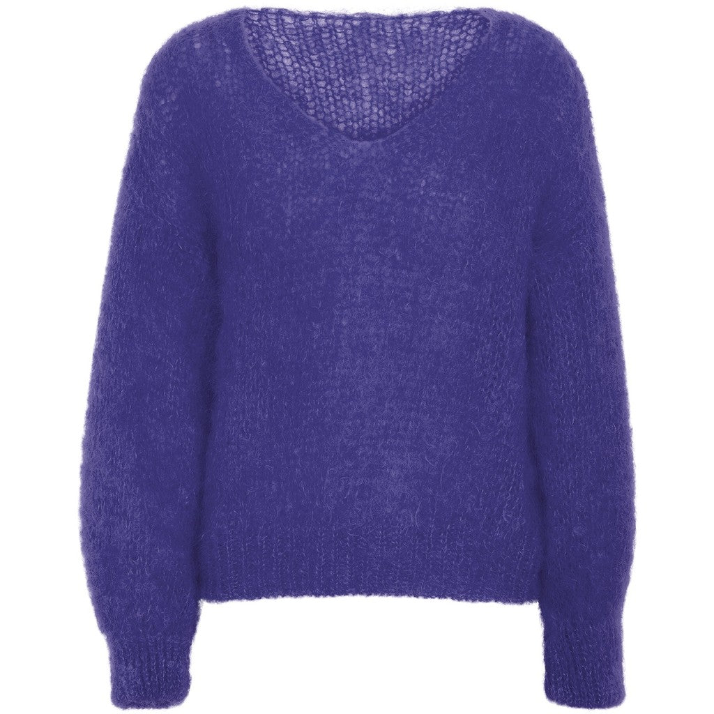 Milana Ls Mohair Knit - Violet