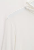 Perfect Line Turtle Longsleeve - Elfenben