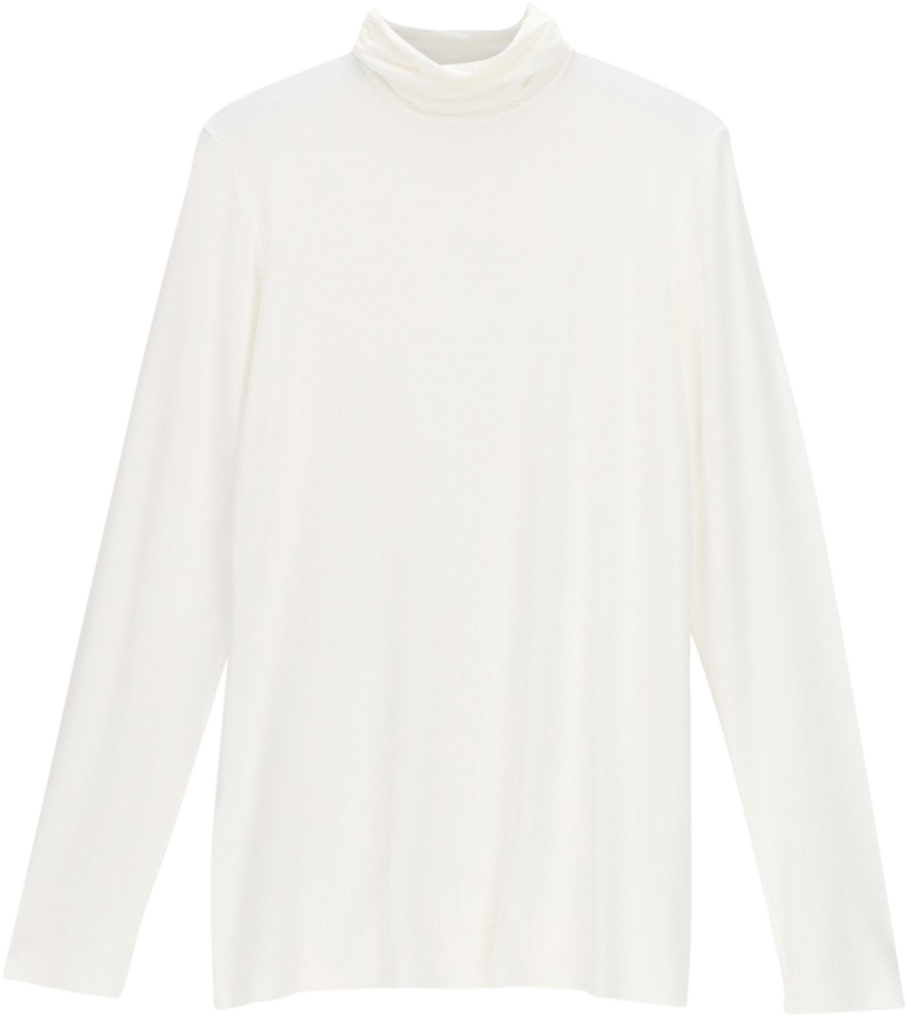 Perfect Line Turtle Longsleeve - Ivory
