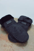 Miss Shearling Suede - Black - Cedrico - Tilbehør - VILLOID.no