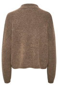 AlphaGZ Short Cardigan - Walnut Melange