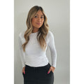 Stabil Top L/S - White
