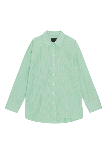 Henriette Shirt Ltd. - Green Stripe