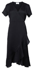 Magga Solid Dress - Black - Neo Noir - Kjoler - VILLOID.no